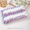 High-elasticity threaded hair tie at a great value, 4 clips of rubber bands, simple and basic style hair band headwear, high ponytail hair tie Specification image
